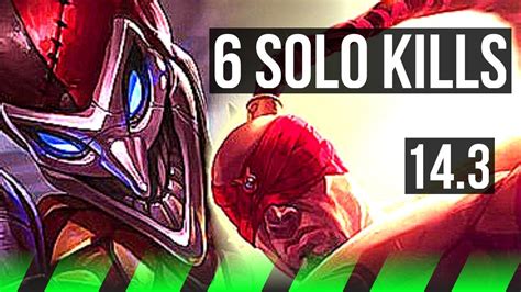 SHACO Vs LEE JNG 6 Solo Kills Rank 9 Shaco Godlike BR