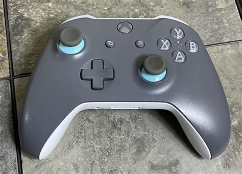 MICROSOFT XBOX ONE Wireless Controller | Gray Light Blue | Model 1708 ...