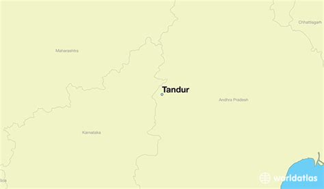 Where is Tandur, India? / Tandur, Telangana Map - WorldAtlas.com