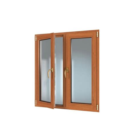 ESWDA America Style Aluminum Clad Wood Casement Window With Double