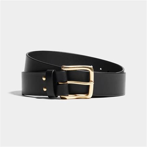 All Mens Black Leather Belts Fleet Ilya