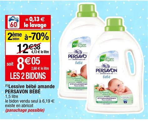 Promo Lessive Persavon Chez Migros