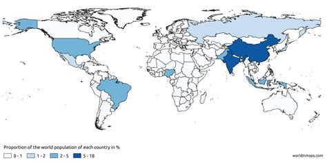 World population - World in maps