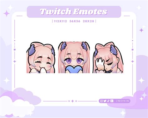 Genshin Impact Kokomi Emotes Set Cute Kokomi Twitch Emotes Etsy Australia