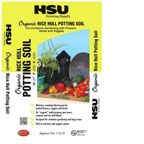 Hsu Organic Rice Hull Potting Soil | Hsu Growing Supply - soil mulch ...