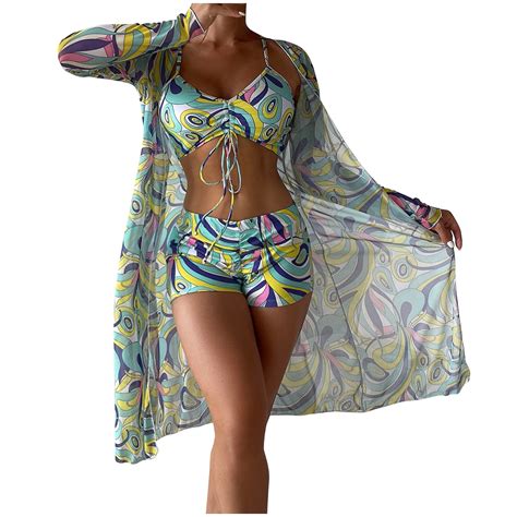 Dihao Plus Size Swimsuits For Women 2024 Clearance Ladies Women S Swimwear Bathing Suit Plus