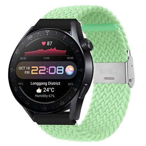 Fl Tat Elastiskt Armband Huawei Watch Pro Mm Pistachio