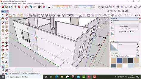 Comment placer les portes et les fenêtres sur google SketchUp pro YouTube