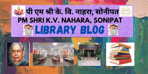 Pm Shri K V Nahara Library Blog Character Play Activity Under Reading Promotion Week For The