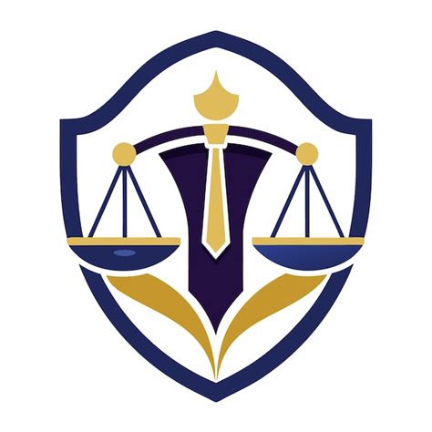 Lawyer logo on white background | Premium AI-generated vector