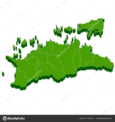 Kagawa Prefecture Map frame icon — Stock Vector © JBOY24 #141073366