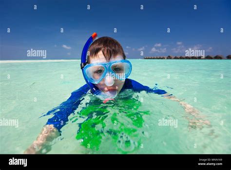 Beautiful tropical beach on exotic island at Maldives Stock Photo - Alamy