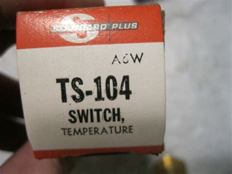 Engine Cooling Fan Switch Standard Ts 104 For Sale Online Ebay