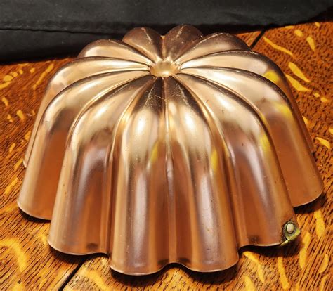 Vintage Copper Jello Mold Etsy