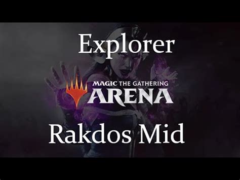 Magic Arena Rakdos MidRange Explorer BO1 Ranked YouTube