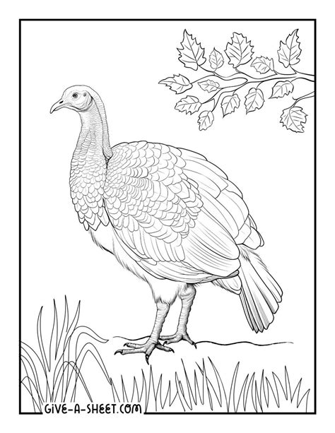 Printable Turkey Coloring Pages Free Pdf Downloads