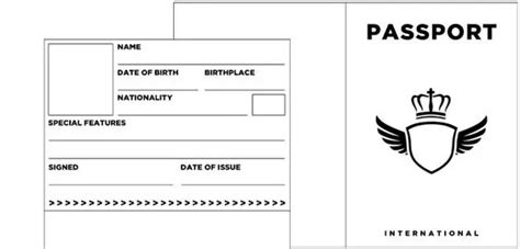 Passport Templates Word Excel Pdf Formats