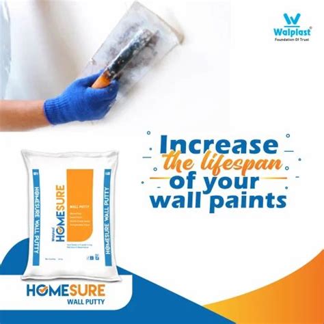 Walplast HomeSure Wall Putty 20 Kg Packaging Type Bag At Best Price