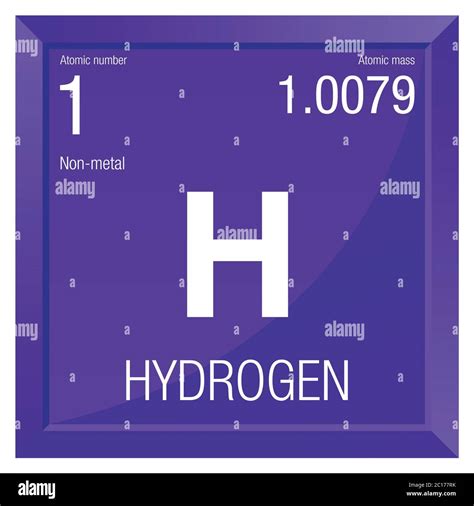 Periodic Table Of Elements Hydrogen Stock Illustration 60 Off