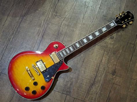 Guitarra Les Paul Sx Eh3d Cherry Sunburst Red Parcelamento Sem Juros