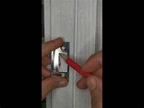 Установка ответной планки. - YouTube