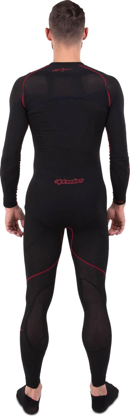 Alpinestars Ride Tech Lite Piece Undersuit Black Red Ab