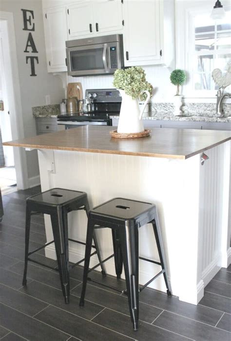 Farmhouse Kitchen Island DIY | Noting Grace