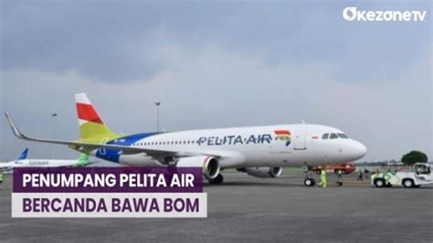 Penumpang Bercanda Bawa Bom Pesawat Pelita Air Tunda Terbang Di