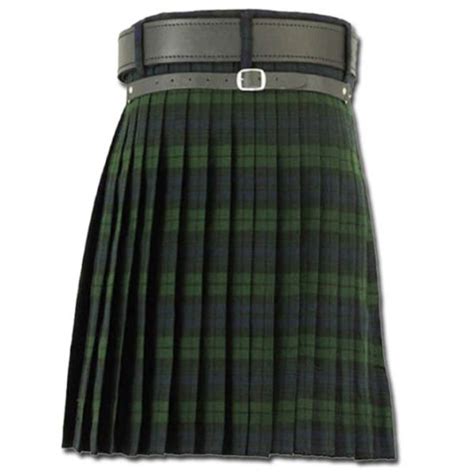 Wear The Dark And Moody Black Watch Tartan Kilt To Rock Your Look