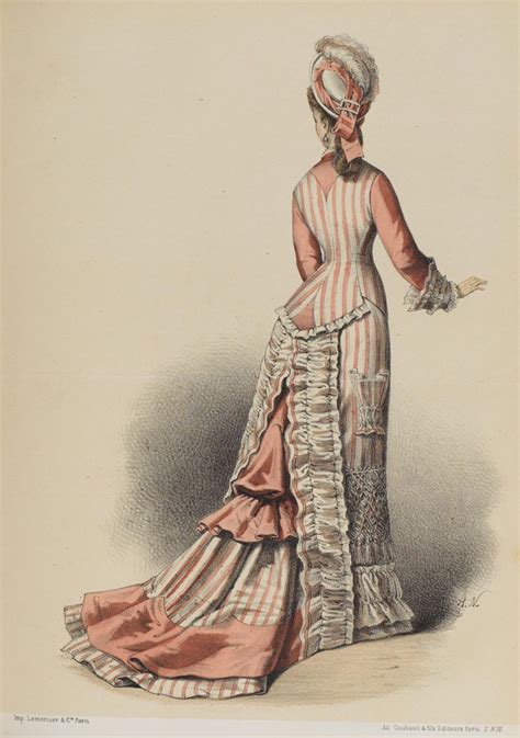 Le Moniteur De La Mode 1876 Victorian Era Fashion 1870s Fashion