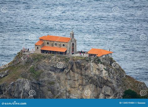 Chapel on Top of San Juan De Gaztelugatxe Islet Editorial Stock Image ...