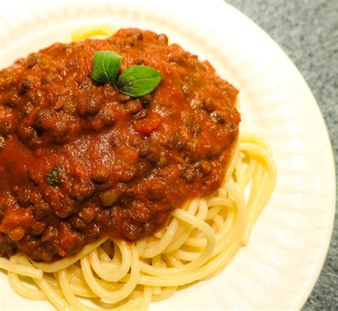 Hearty Vegan Spaghetti Bolognese Simply Replace Meat In A Traditional Bolognese Recipe With