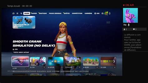 Live Fortnite Venais Jouer Youtube