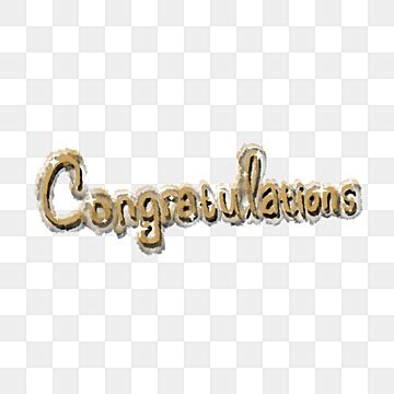 Congratulations Letter Vector Art PNG Gold Congratulations Lettering