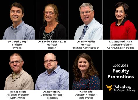 WVU Parkersburg announces faculty promotions - WVU Parkersburg