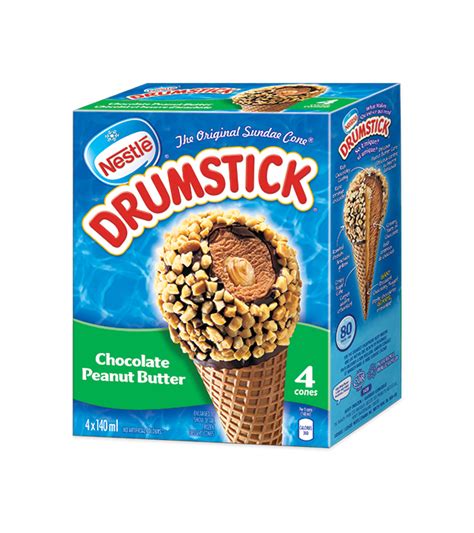 Drumstick Chocolate Peanut Butter Sundae Cones Nestlé Canada