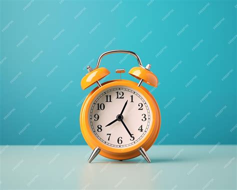 Premium Photo | Clock alarm clock good morning