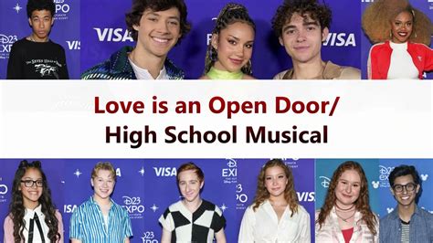 Cast Of Hsmtmts Love Is An Open Door High School Musical Color Coded Lyrics [d23 Expo 2022