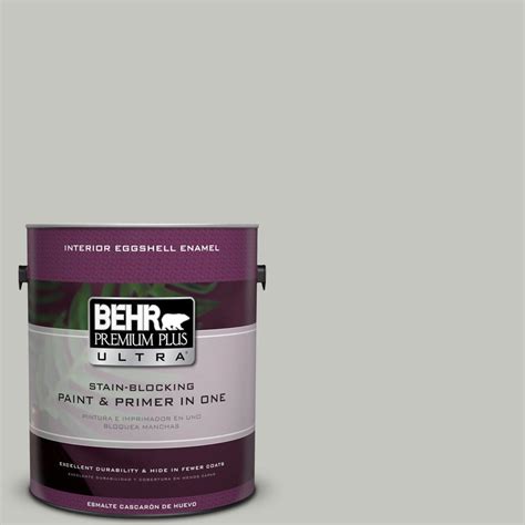 Behr Premium Plus Ultra 1 Gal Ppu24 16 Titanium Eggshell Enamel