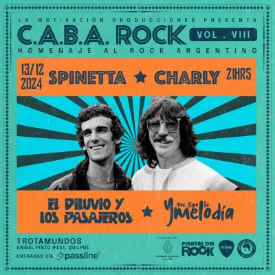 Passline C A B A Rock Fest Tributo Spinetta Charly Bandas