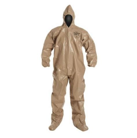 Dupont C3122ttnxl000600 Tychem Cpf3 Chemical Tyvek Chem Suit Whood