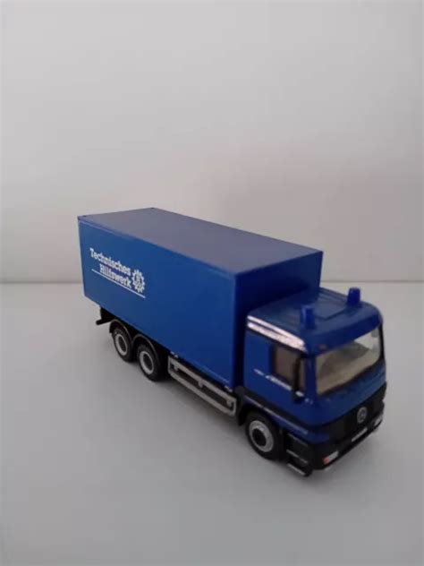 SCHUCO MB ACTROS THW Kein Wiking Herpa Rietze Busch Werkstattkoffer