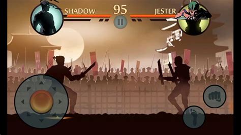 Shadow Fight Shadow V S Jester Android Game Play Youtube