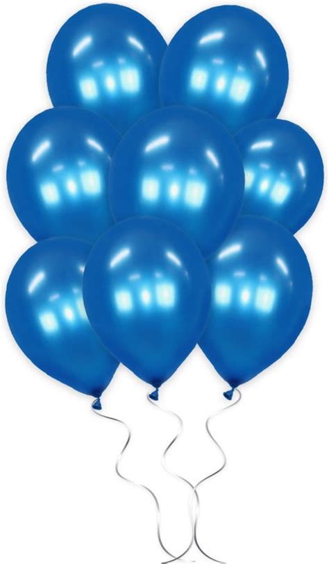 LUQ Luxe Metallic Metallic Blauwe Helium Ballonnen 25 Stuks