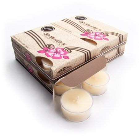 Hawaiian Sunrise Tealight Candles Bulk Pack - 24 Orange Premium Scented ...