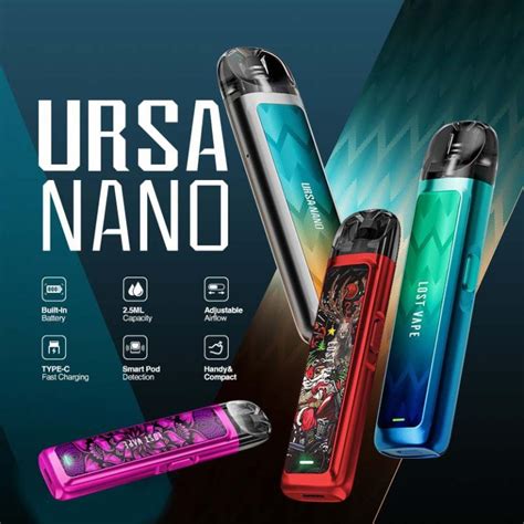 New Lost Vape Ursa Nano Pod Kit Mah Vape Shop Dubai Uae