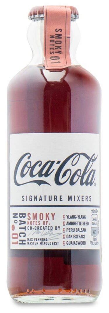 Газированный напиток Coca Cola Signature Mixers Smoky Notes Франция 0