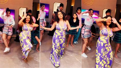 Neha Kakkar Crazy Birthday Dance With Dhanashree Verma On New Song