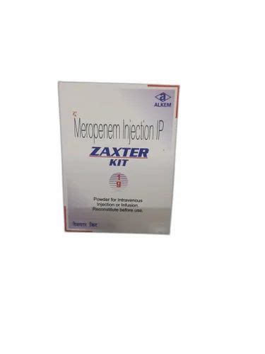 Inj Zaxter Kit 1gm At Rs 450 Vial Meropenem Injection In Thane Id 2848993442512