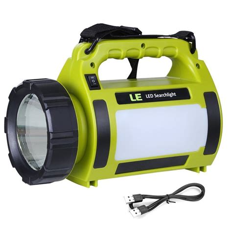 LE 1000lm Rechargeable Outdoor LED Spotlight 10W CREE T6 LED